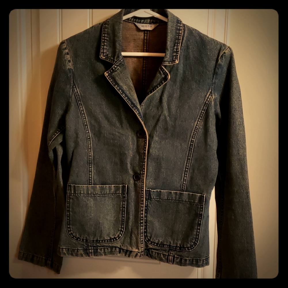 Moto Jean Jacket